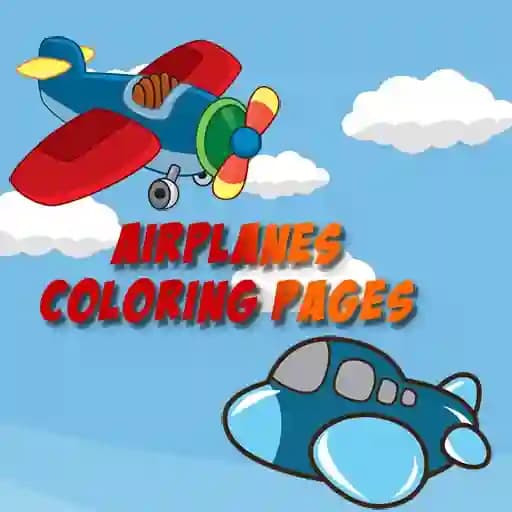Airplanes Coloring Pages cover