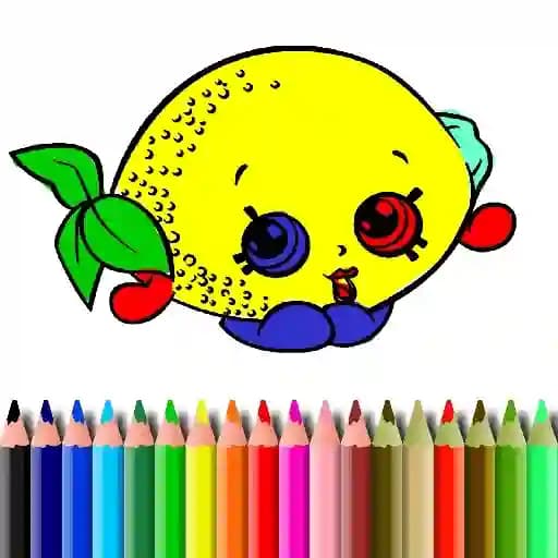 BTS Fruits Coloring Book cover