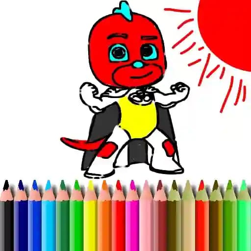 BTS Mask Boy Coloring cover