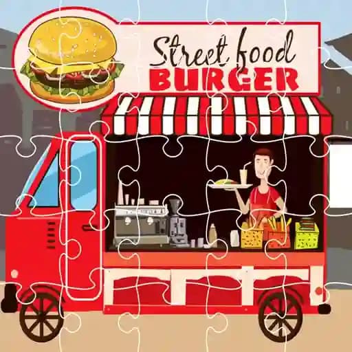 Burger Trucks Jigsaw cover