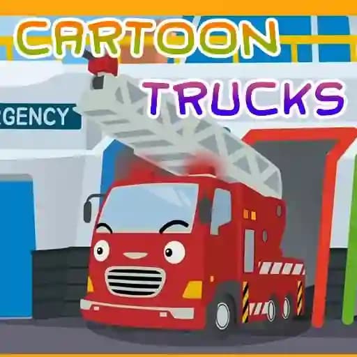 Cartoon Trucks Jigsaw cover