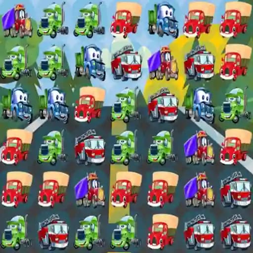 Cartoon Trucks Match 3 cover