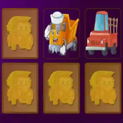 Cartoon Trucks Memory cover