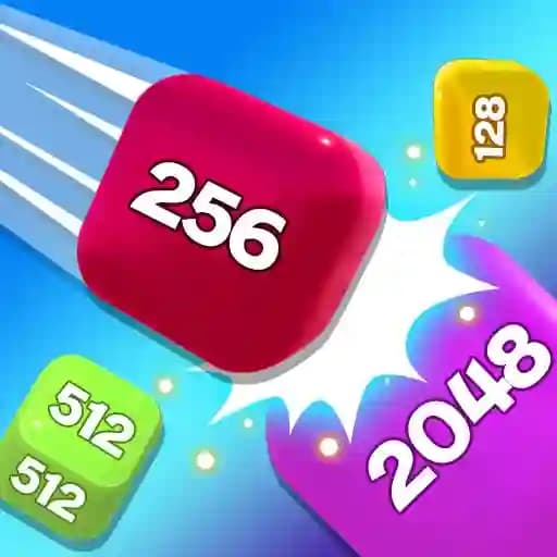 Chain Cube 2048 3D Merge Game cover