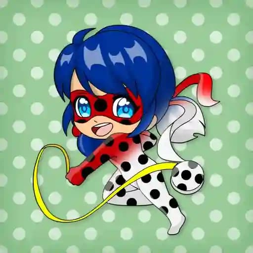 Chibi DottedGirl Coloring Book cover