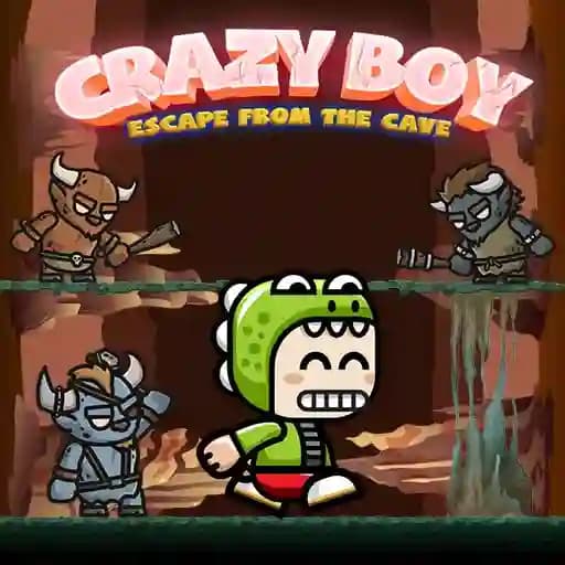 Crazy Boy Escape From The Cave cover