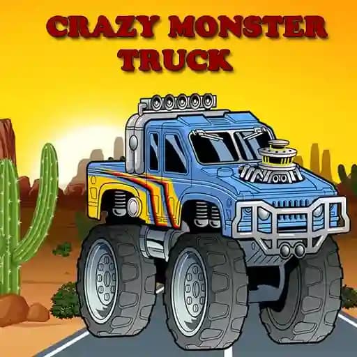 Crazy Monster Truck Jigsaw cover