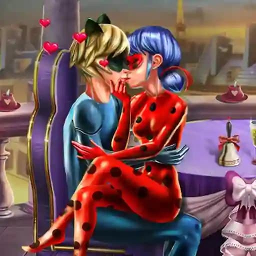 Dotted Girl Valentine Dinner cover