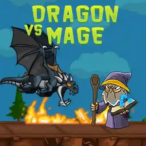 Dragon vs Mage cover