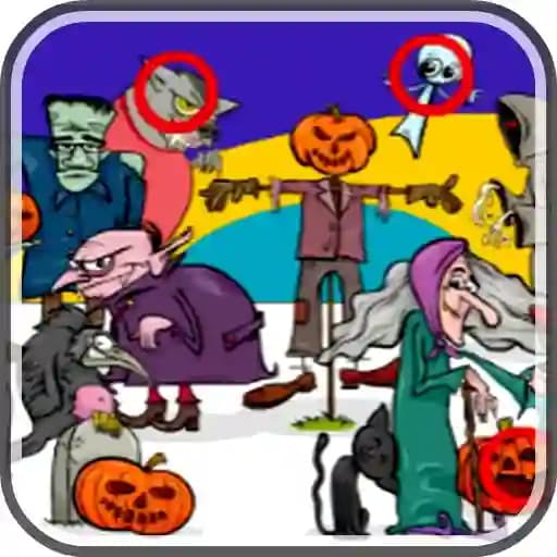 Find 5 Differences Halloween cover