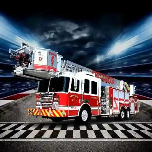 Fire Trucks Puzzle cover