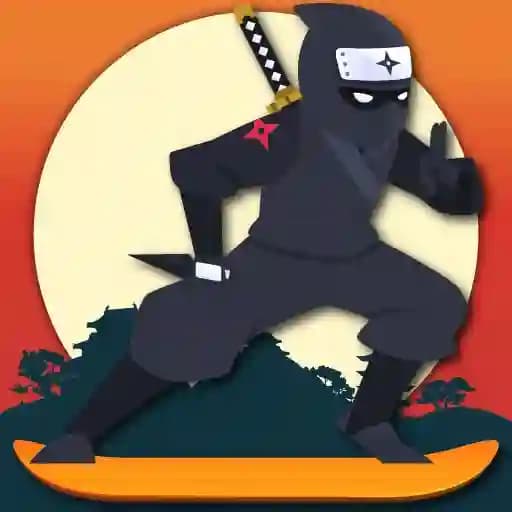Lava And Ninja Skateboard cover