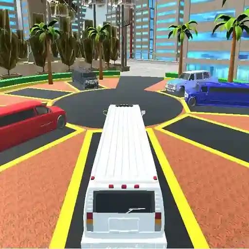 Luxury Limo Taxi Driver City Game cover