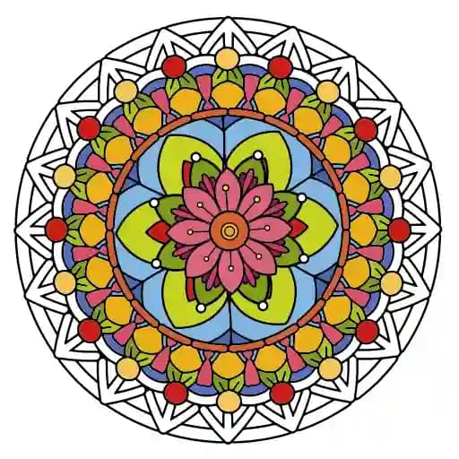 Mandala Coloring Book cover