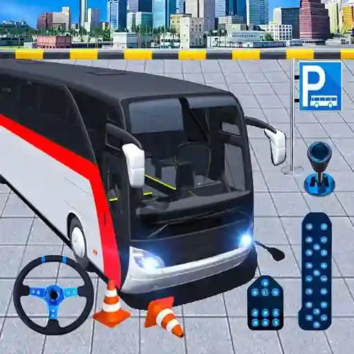 Modern Bus Parking Advance Bus Games cover