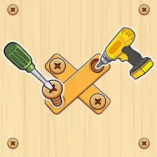 Nuts & Bolts Wood Puzzle Game cover