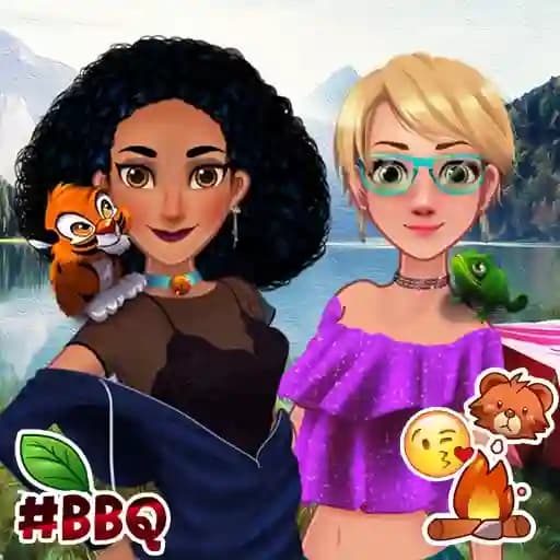 Princess on Camping cover