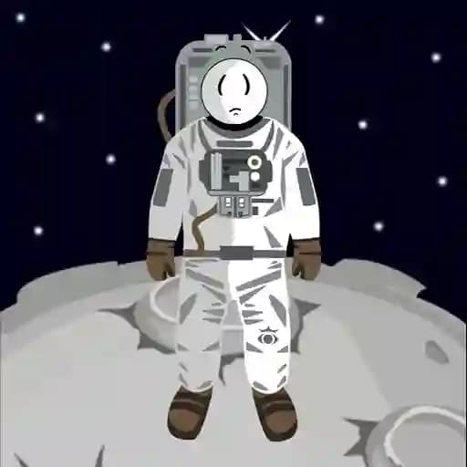 Stickman in space cover
