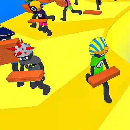 Stickman Planks Fall cover