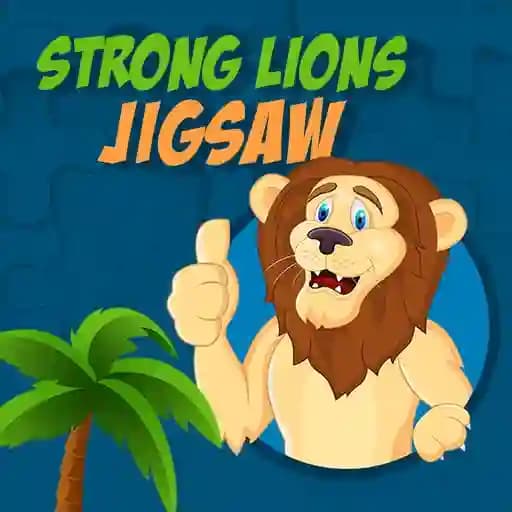 Strong Lions Jigsaw cover