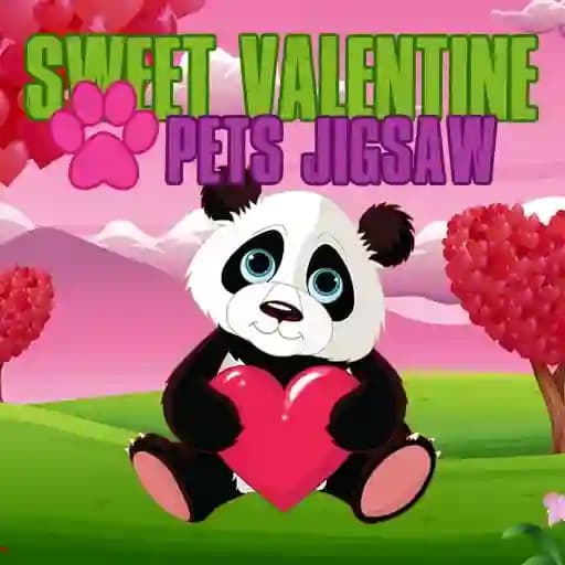 Sweet Valentine Pets Jigsaw cover